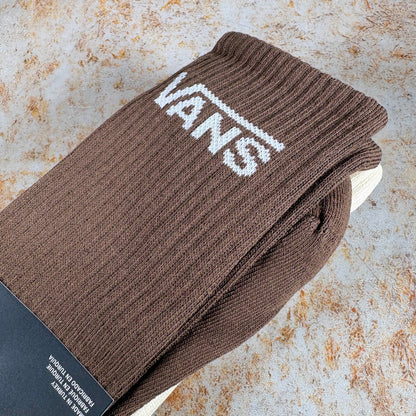 Vans Clothing & Shoes UK 8.5 - 12 / Green Balsam Vans Classic Crew Socks 3 Pack Green Balsam