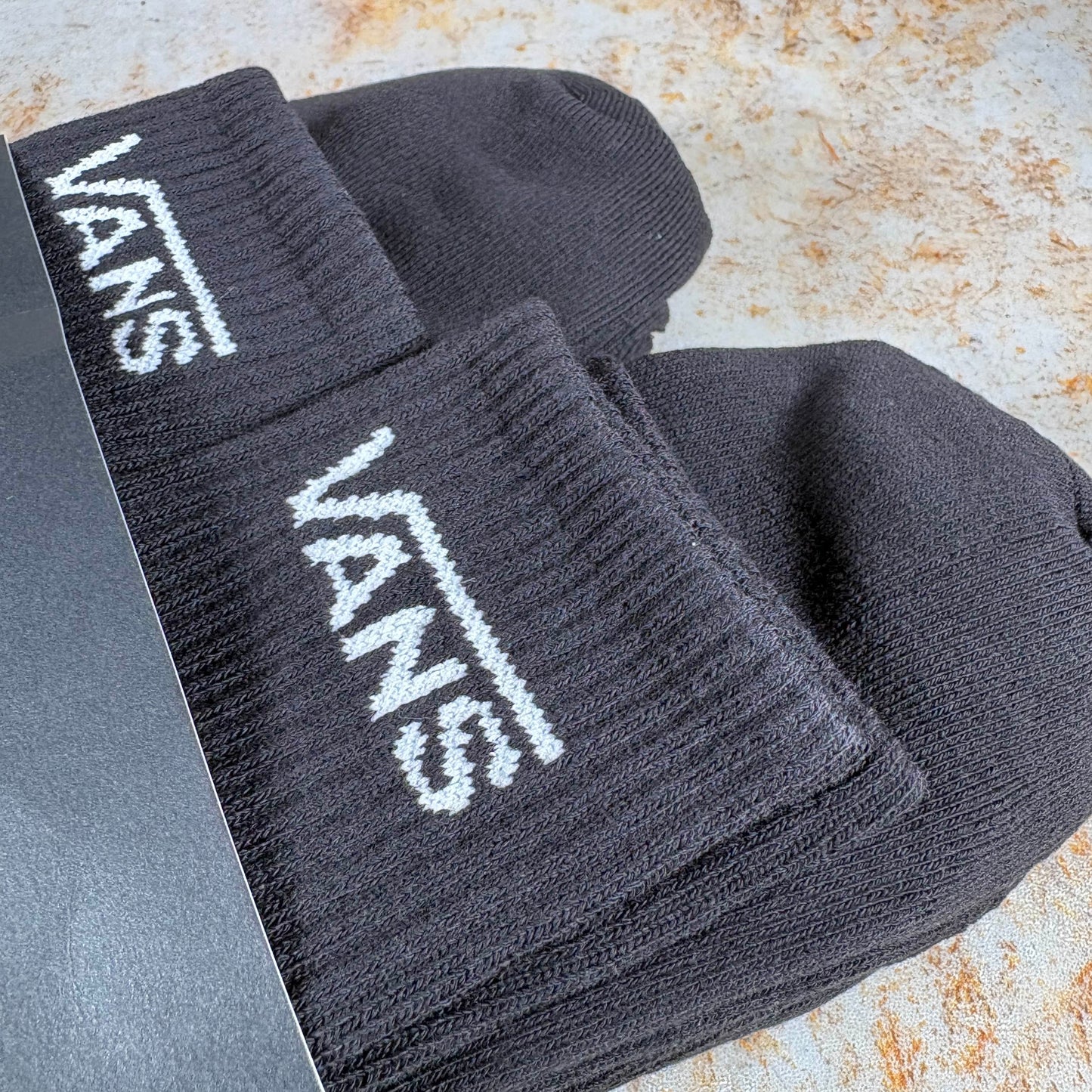 Vans Clothing & Shoes UK 8.5 - 12 Vans Classic Half Crew Socks 6 Pack Black