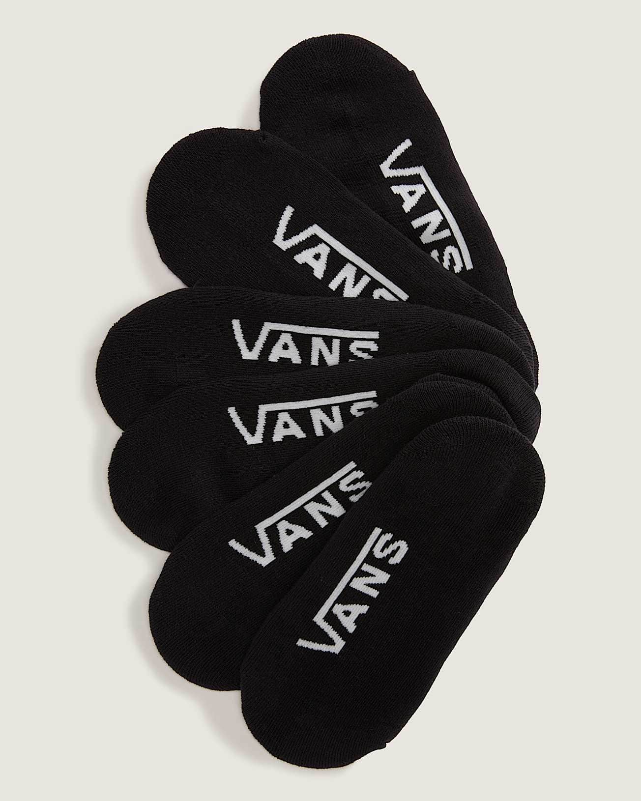 Vans Clothing & Shoes UK 8.5 - 12 Vans Classic No Show Socks 3 Pack Black