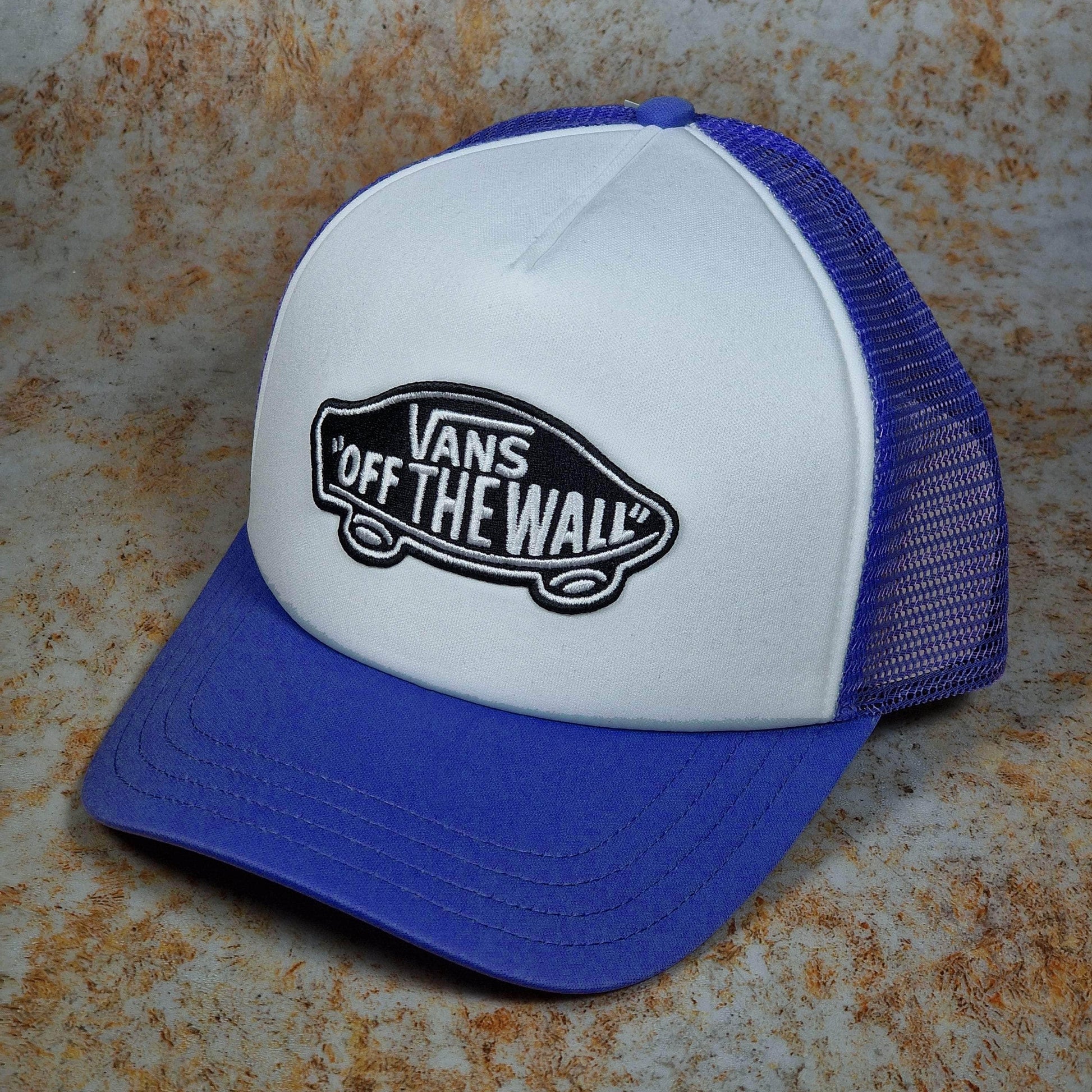Vans Classic Patch Curved Bill Trucker Cap True Blue Alans BMX
