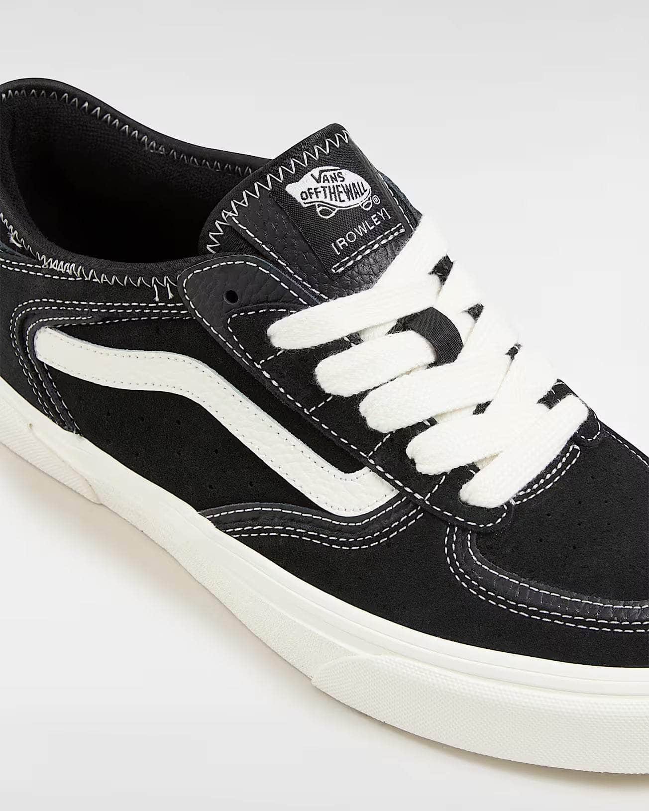 Vans Classic Rowley Shoes Black Marshmallow Alans BMX