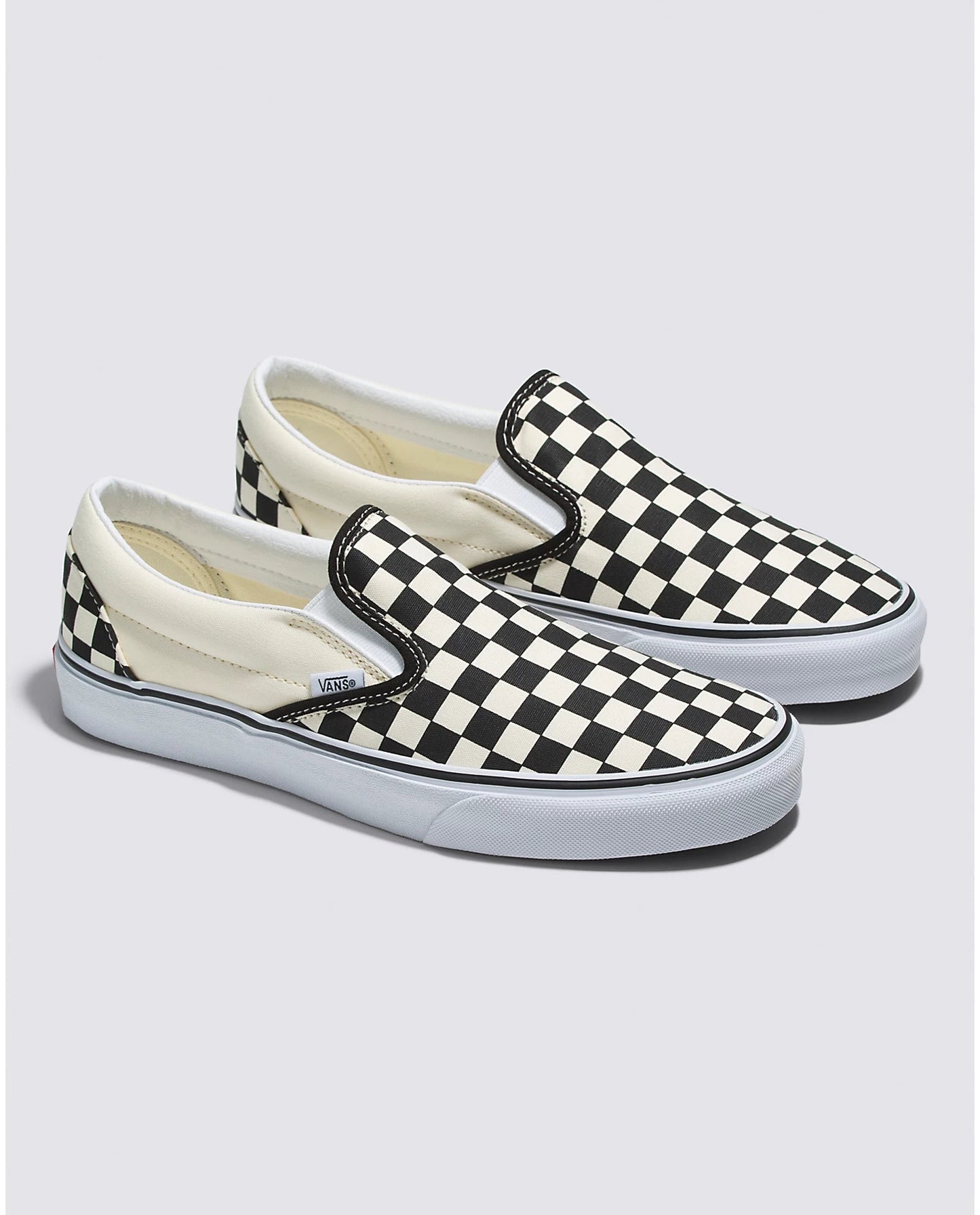 Vans Clothing & Shoes Vans Classic Slip-On Shoes Checkerboard Black / White