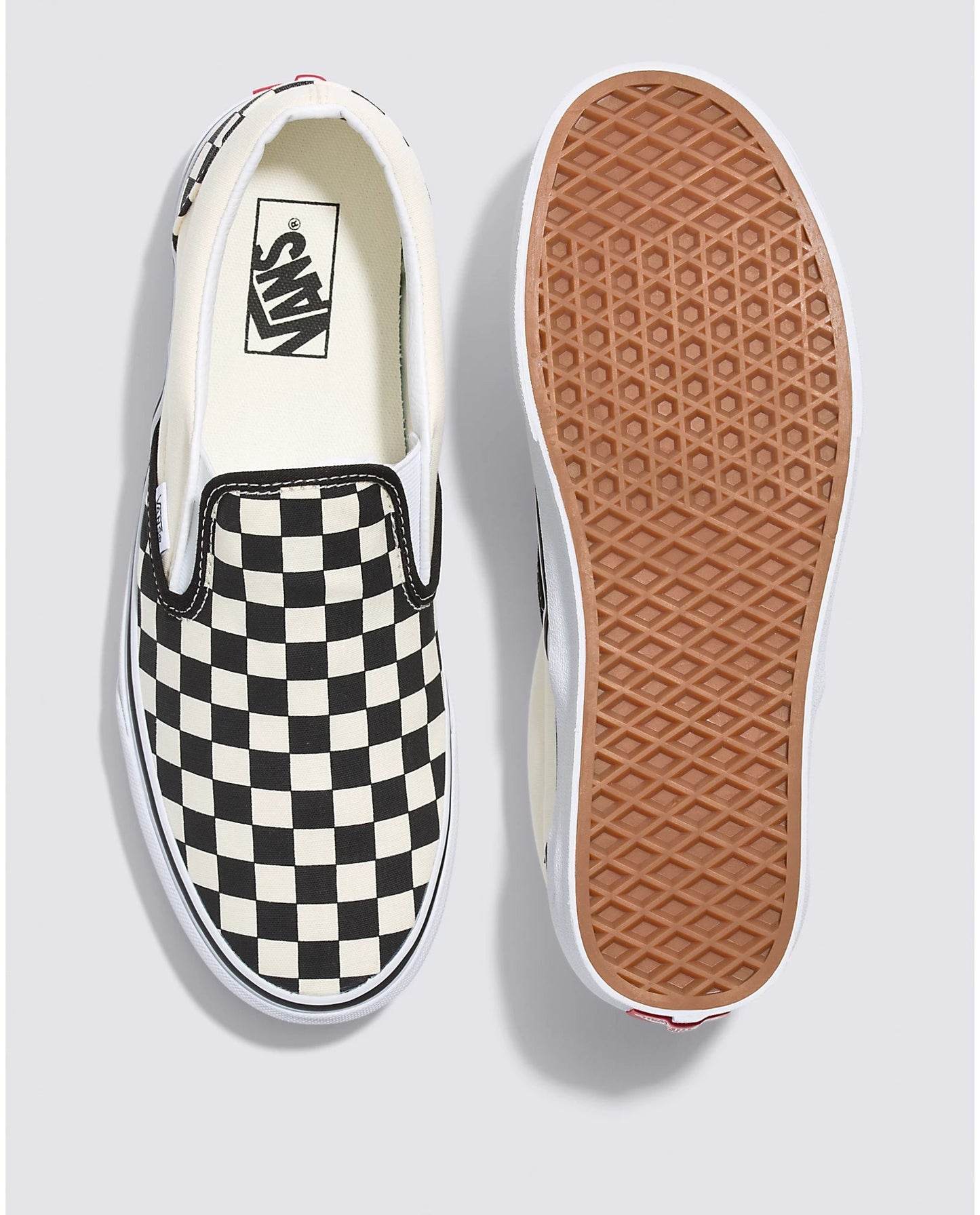 Vans Clothing & Shoes Vans Classic Slip-On Shoes Checkerboard Black / White