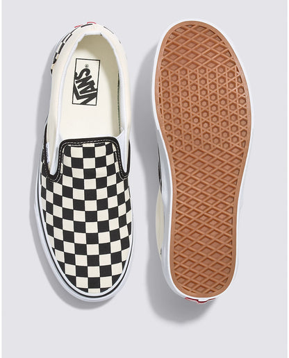 Vans Clothing & Shoes Vans Classic Slip-On Shoes Checkerboard Black / White