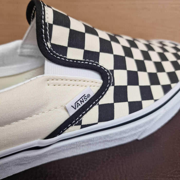 Vans Clothing & Shoes Vans Classic Slip-On Shoes Checkerboard Black / White
