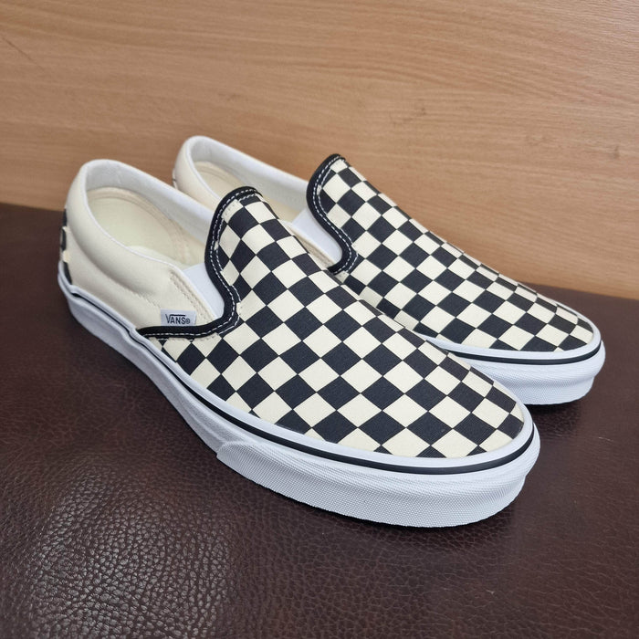 Vans Clothing & Shoes Vans Classic Slip-On Shoes Checkerboard Black / White