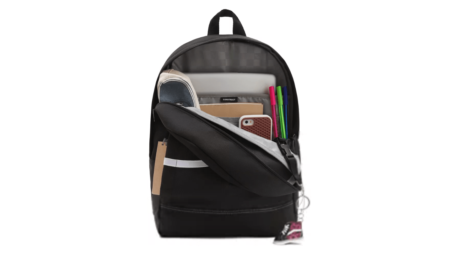 Vans Clothing & Shoes Black / White Vans Construct Skool Backpack