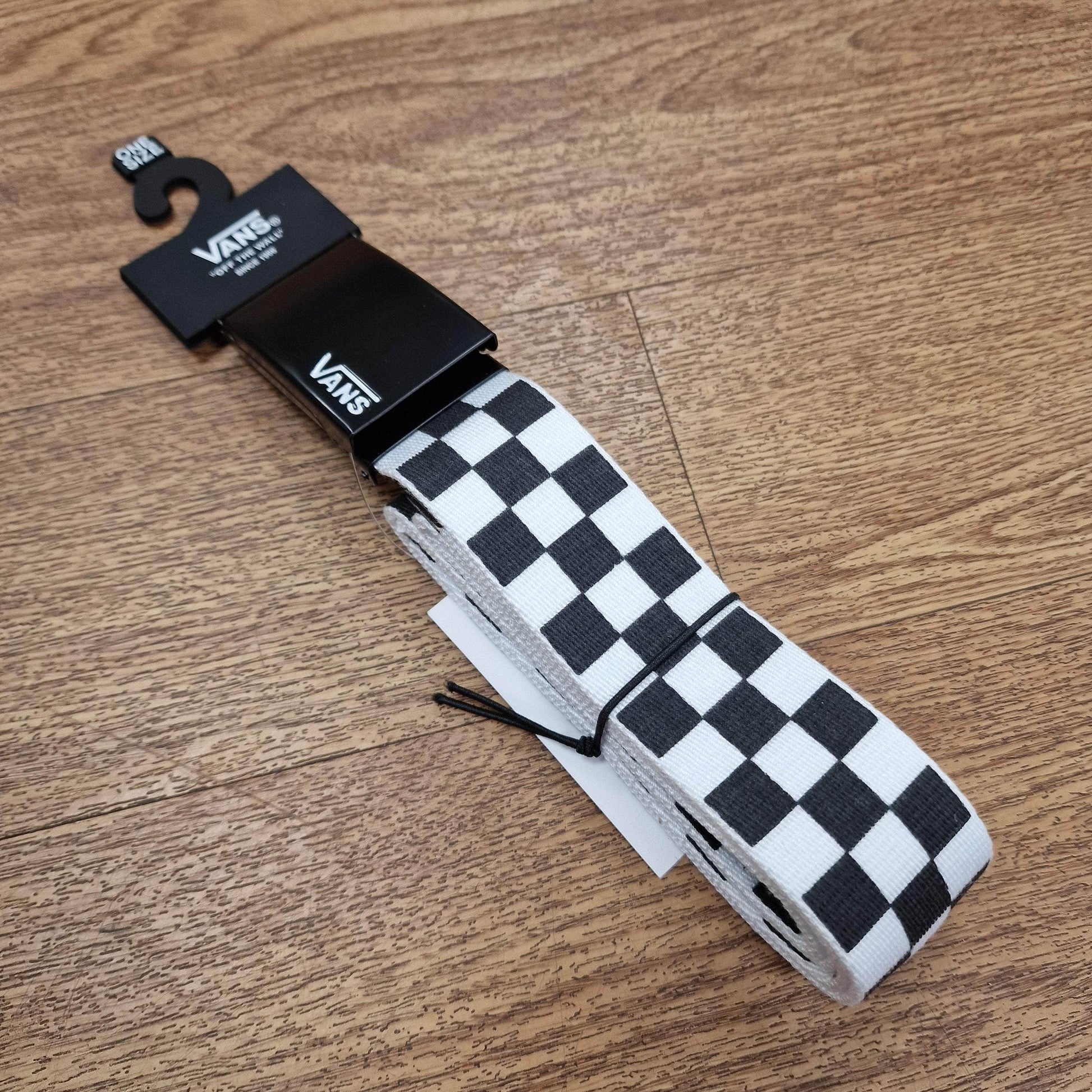 Vans Clothing & Shoes Black / Charcoal Vans Deppster II Checkered Web Belt