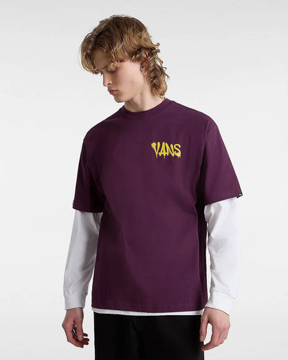 Vans Clothing & Shoes Vans Factory Spray Loose Fit T-Shirt Blackberry