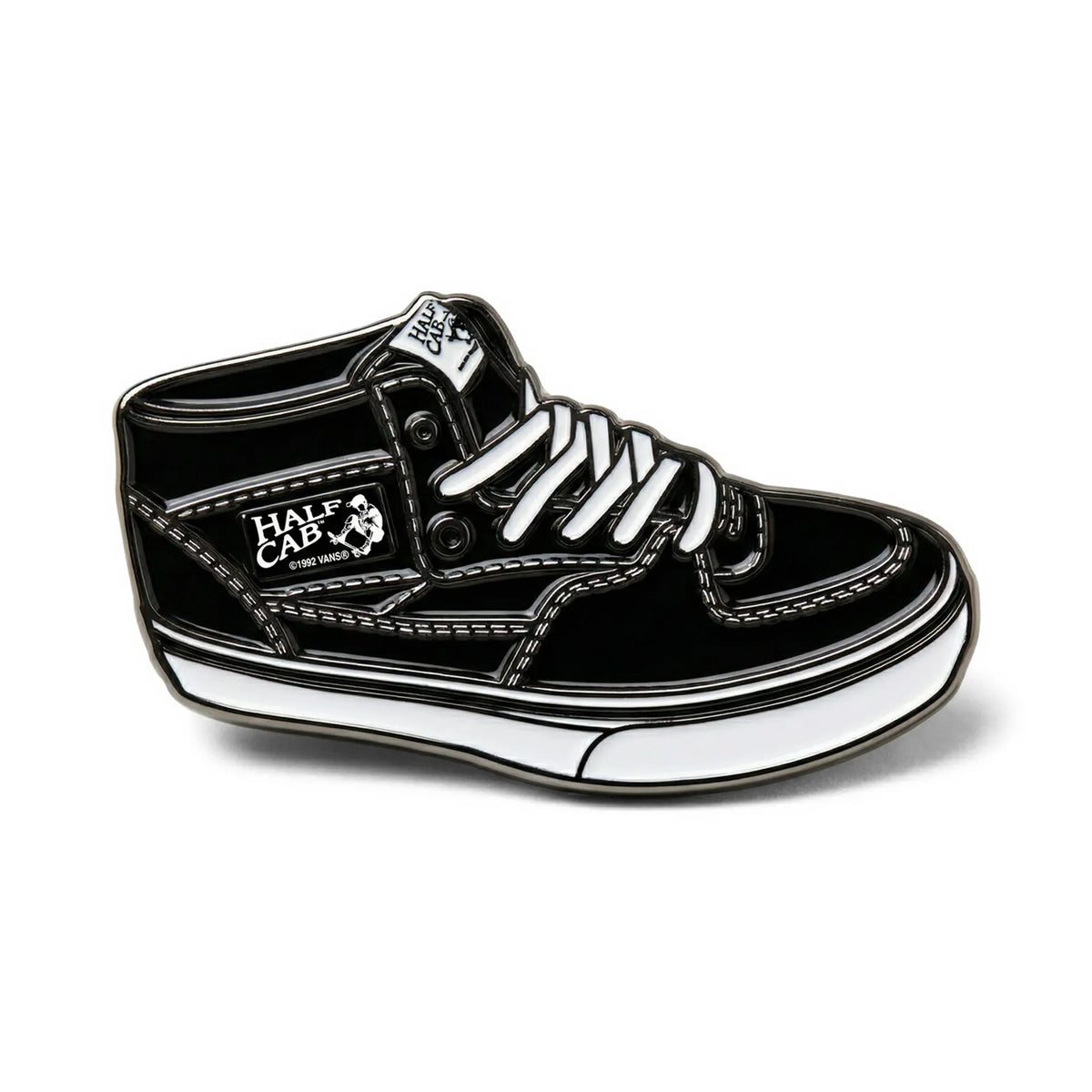 Vans Skateboards Vans Half Cab Enamel Pin Badge Black
