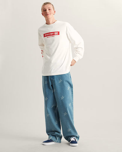 Vans Clothing & Shoes Vans I Need My Long Sleeve T-shirt White