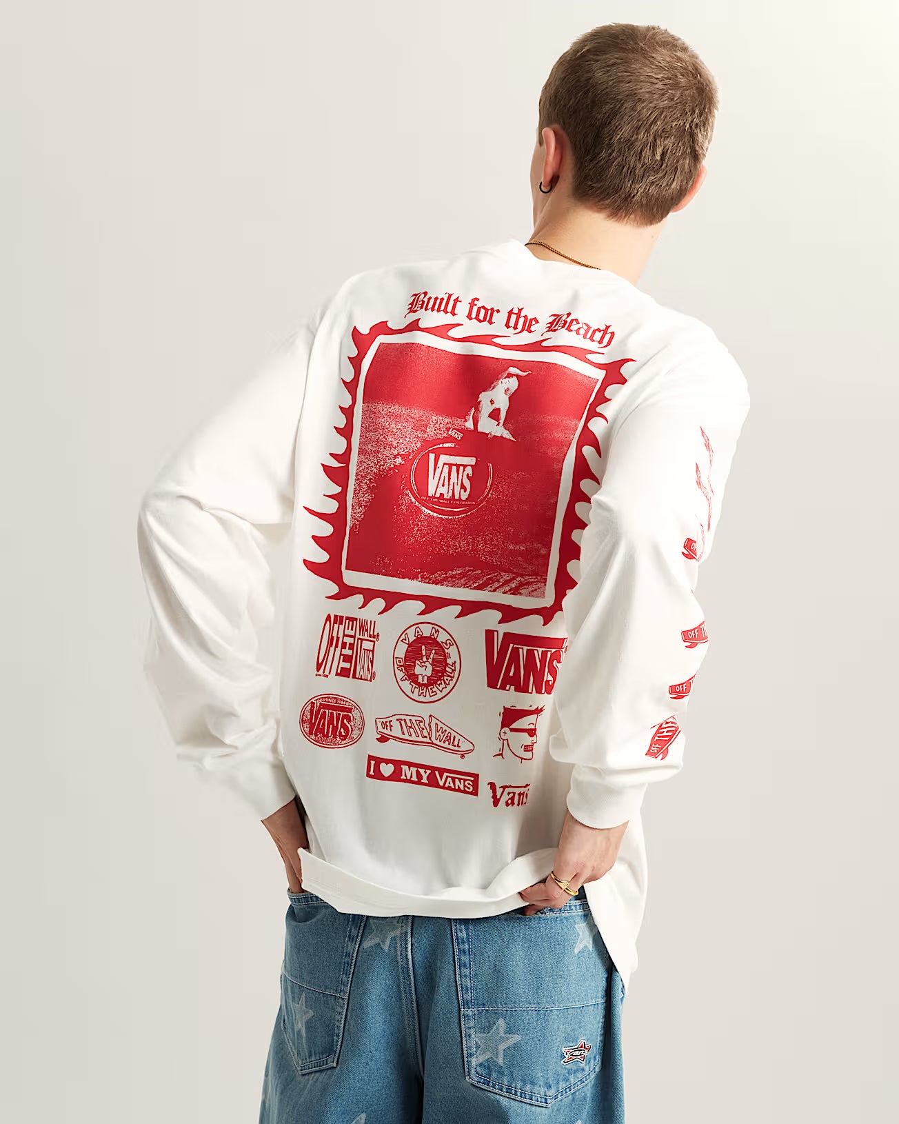 Vans Clothing & Shoes Vans I Need My Long Sleeve T-shirt White
