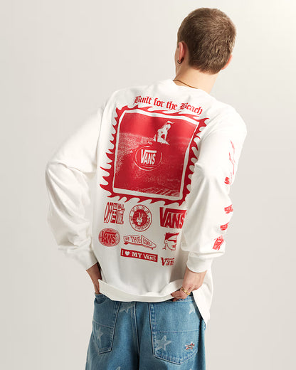Vans Clothing & Shoes Vans I Need My Long Sleeve T-shirt White