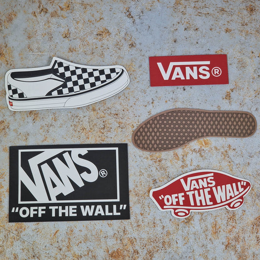 Vans BMX Parts Vans Icon Sticker Pack White/Black