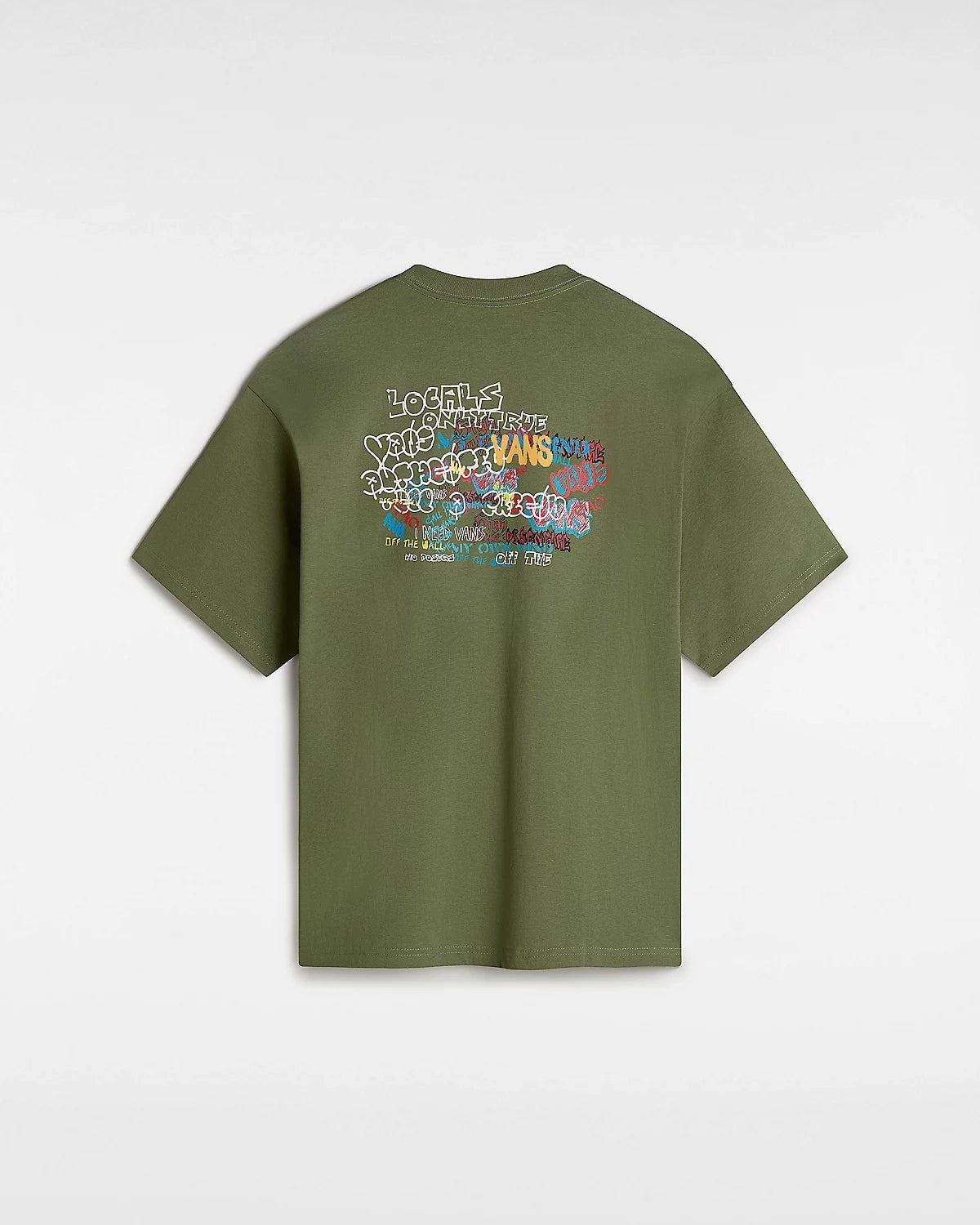 Vans Clothing & Shoes Vans Local Pub Spray Loose Fit T-Shirt Green