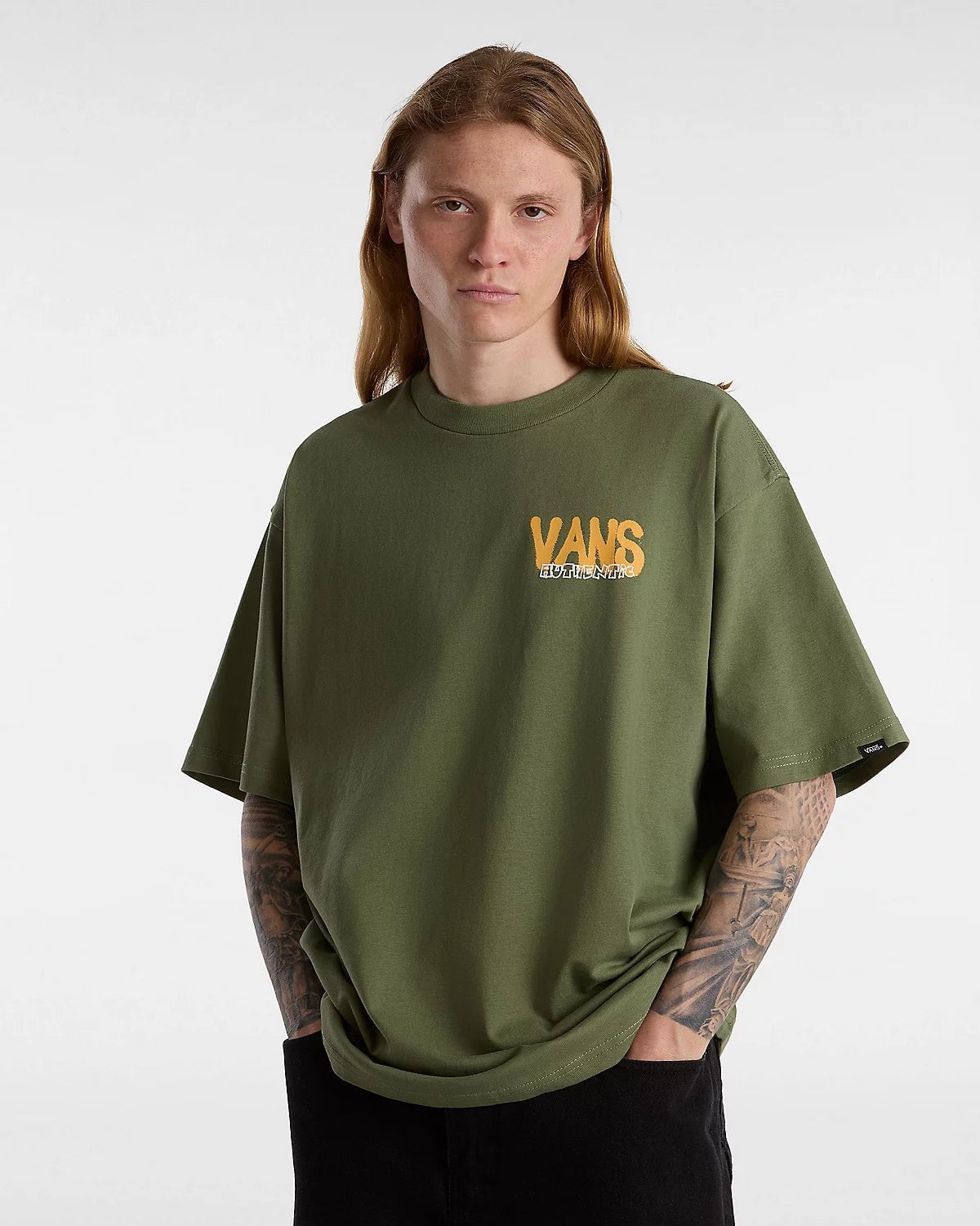 Vans Clothing & Shoes Vans Local Pub Spray Loose Fit T-Shirt Green