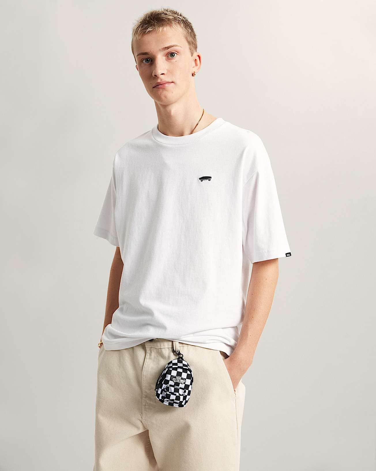 Vans Clothing & Shoes Vans Micro Old Skool Check Backpack Black/White