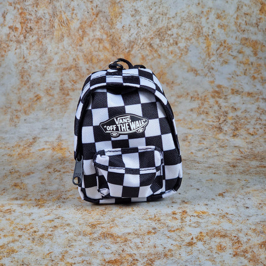 Vans Clothing & Shoes Vans Micro Old Skool Check Backpack Black / White