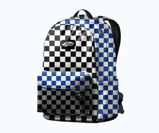 Vans Clothing & Shoes Vans Old Skool Backpack Classic Blue / Black Checker