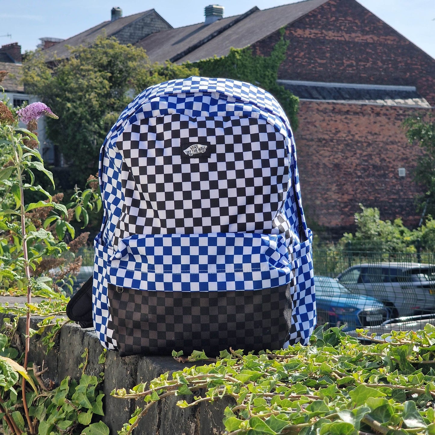 Vans Clothing & Shoes Vans Old Skool Backpack Classic Blue / Black Checker