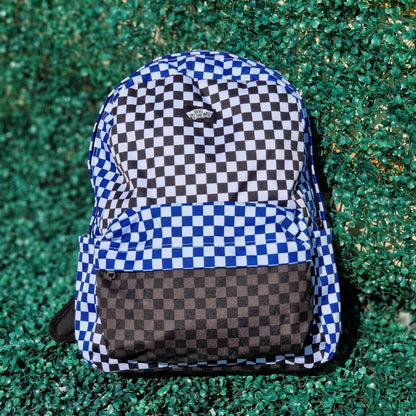 Vans Clothing & Shoes Vans Old Skool Backpack Classic Blue / Black Checker