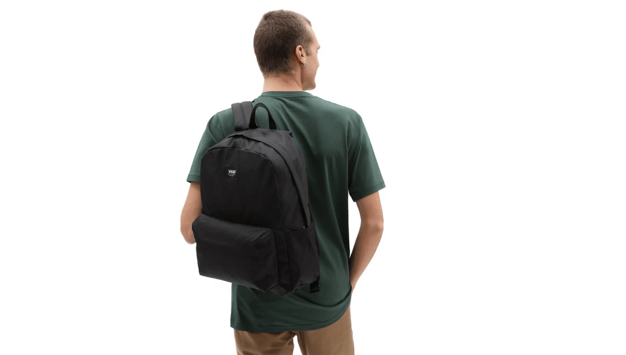Vans black 2025 backpack old skool