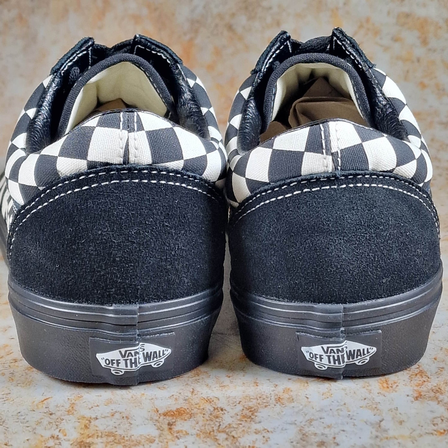 Vans Clothing & Shoes Vans Old Skool Shoes Checkerboard Black / White