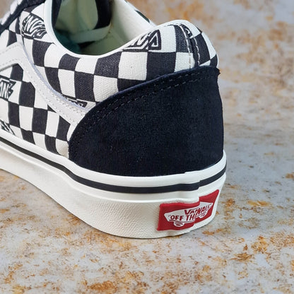 Vans Clothing & Shoes Vans Old Skool Youth (Age 8-14) Shoes Geo Check / Black