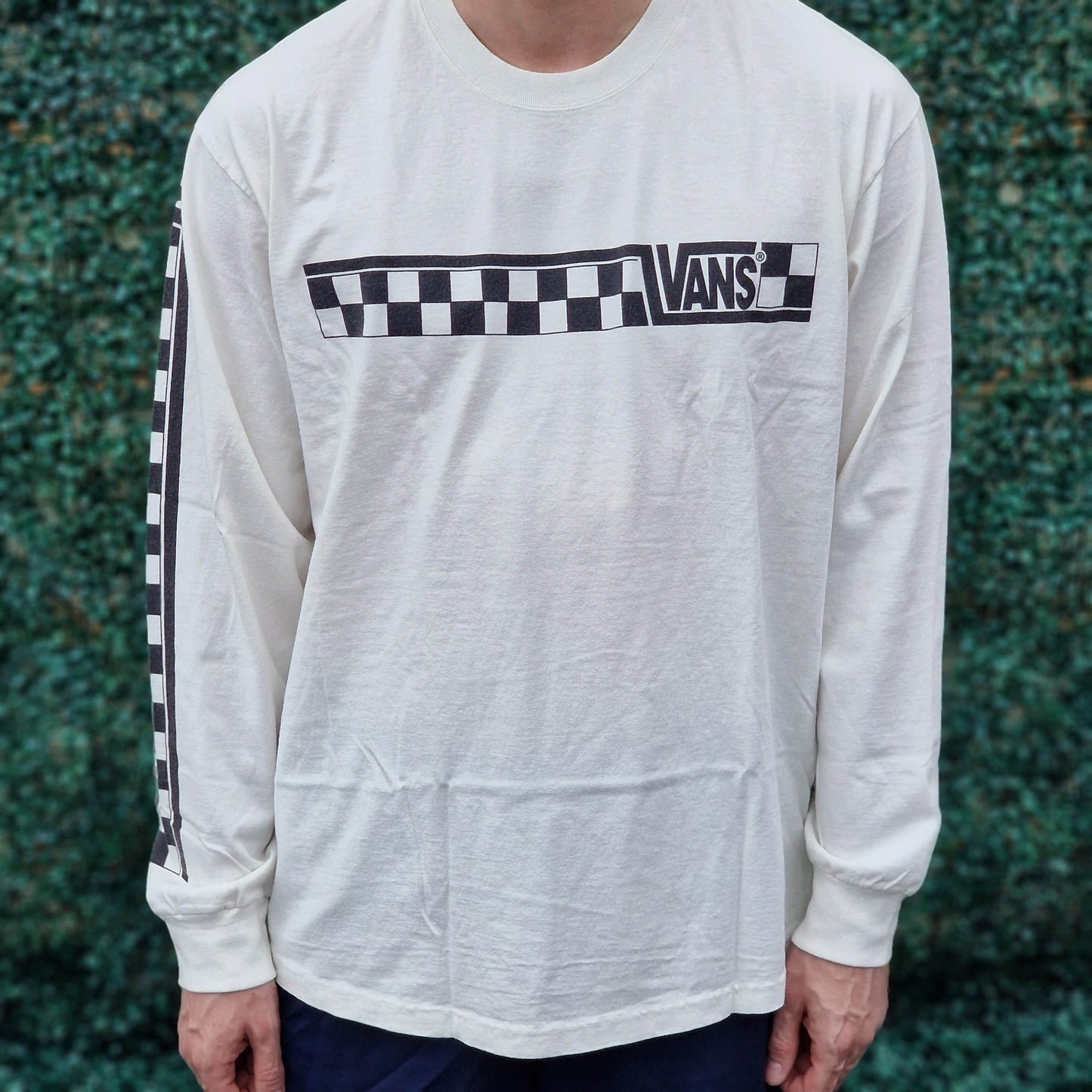 Vans Clothing & Shoes Vans Racing Long Sleeve T-shirt Marshmallow