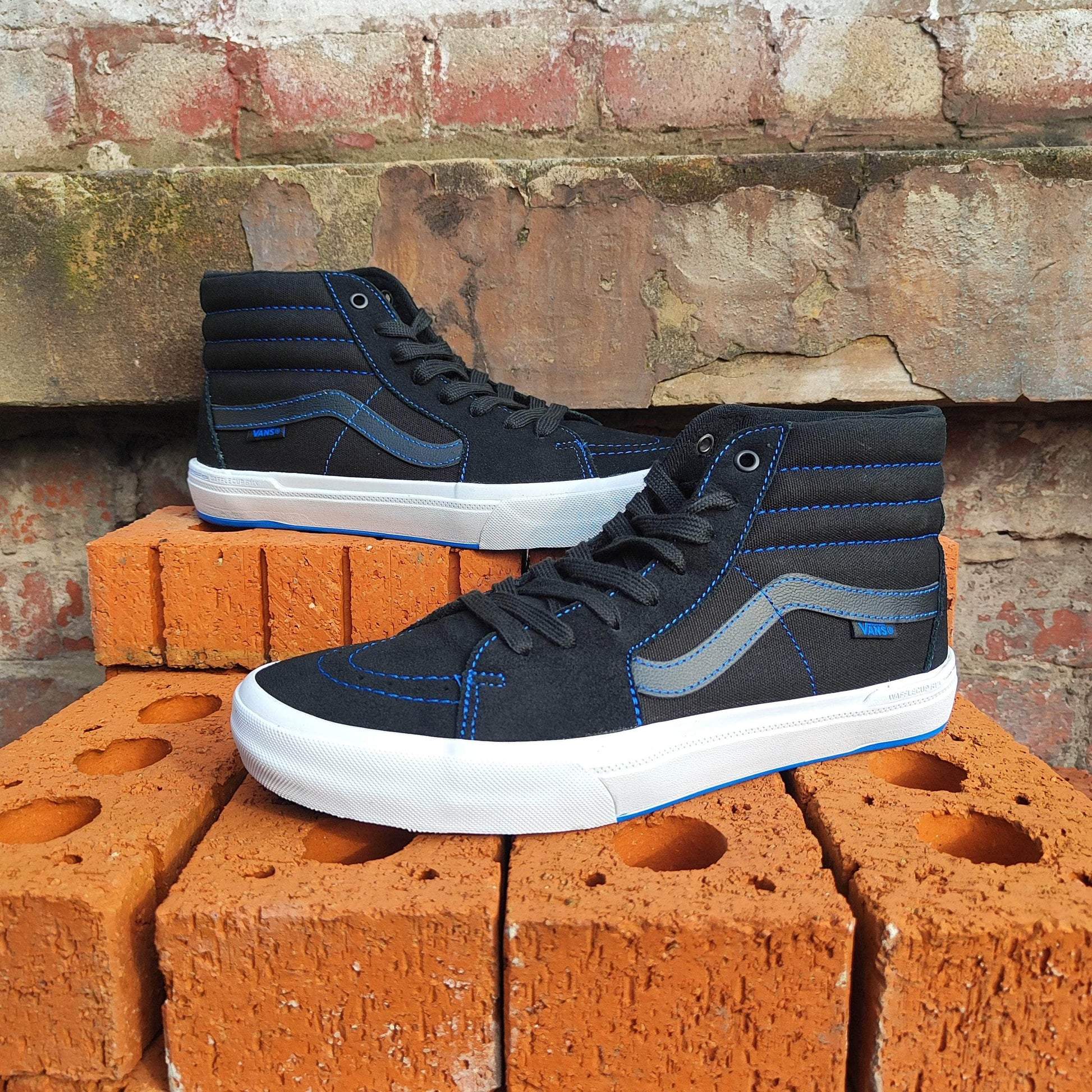 Vans Clothing & Shoes Vans Sk8-Hi Pro BMX Shoes Electric Blue / Black