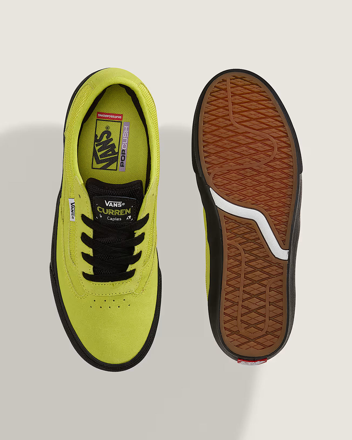 Vans Clothing & Shoes Vans Skate Curren Caples Shoes Fluorescent Lime