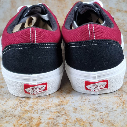 Vans Clothing & Shoes Vans Skate Era Shoes Black / Dark Red - Redline / Powerlite Colourway