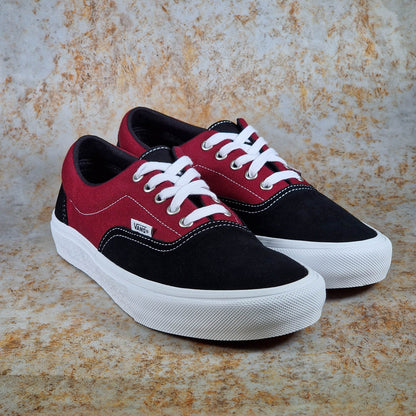 Vans Clothing & Shoes Vans Skate Era Shoes Black / Dark Red - Redline / Powerlite Colourway