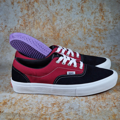 Vans Clothing & Shoes Vans Skate Era Shoes Black / Dark Red - Redline / Powerlite Colourway