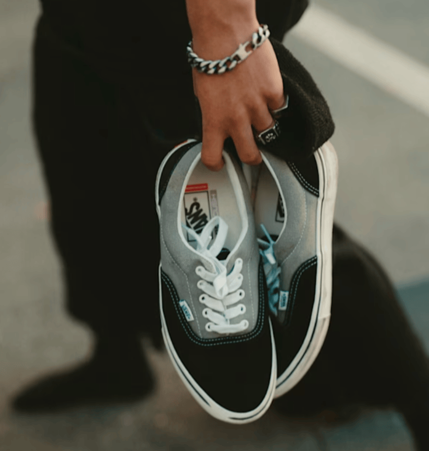 Vans Clothing & Shoes Vans Skate Era Shoes Black / Grey Diamond Back Colourway
