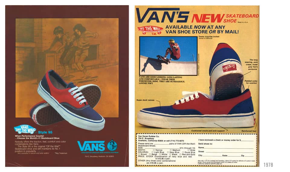 Vans Clothing & Shoes Vans Skate Era Shoes Blue / Red Robinson / Mongoose Colourway