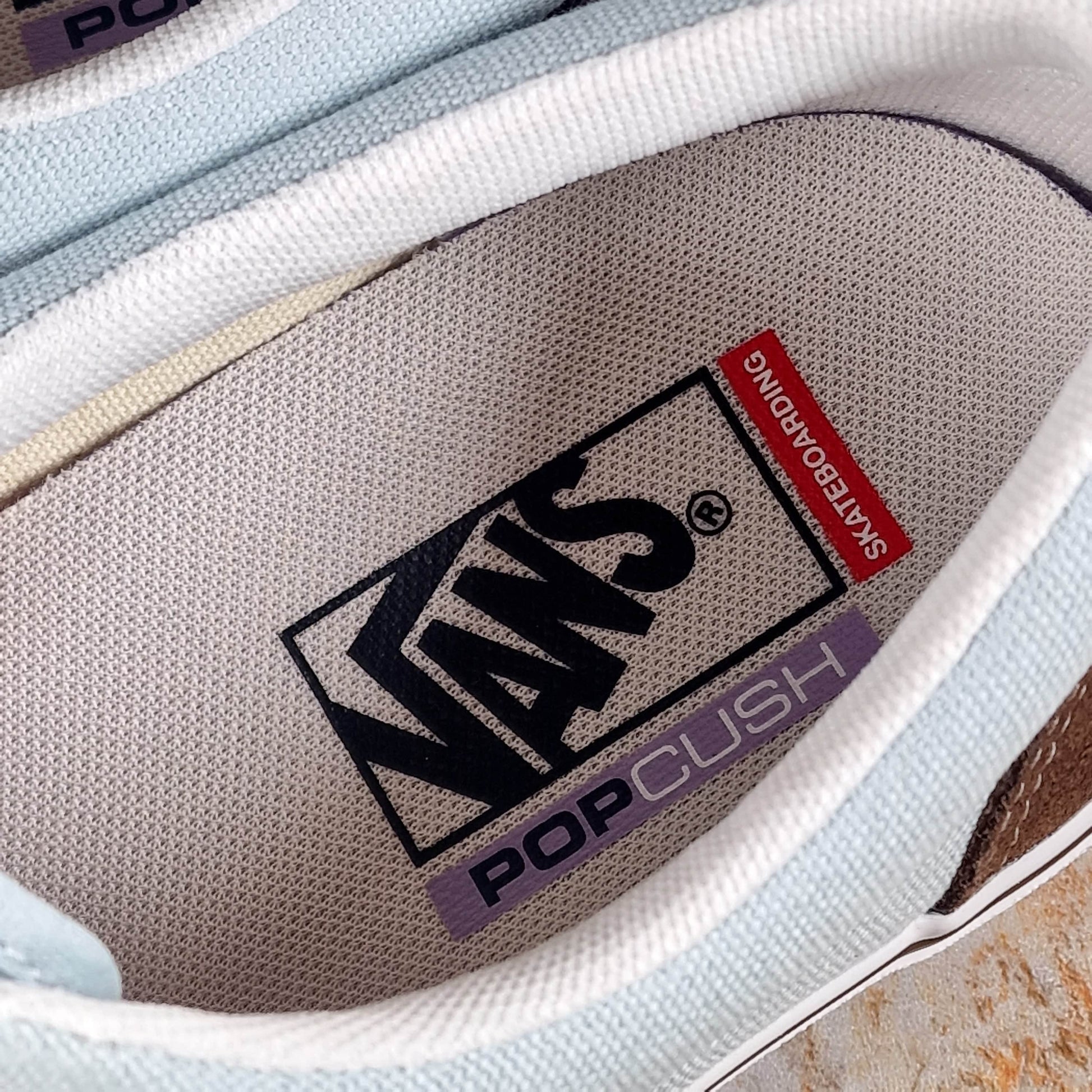 Vans Clothing & Shoes Vans Skate Era Shoes Brown / Blue SE Racing Colourway