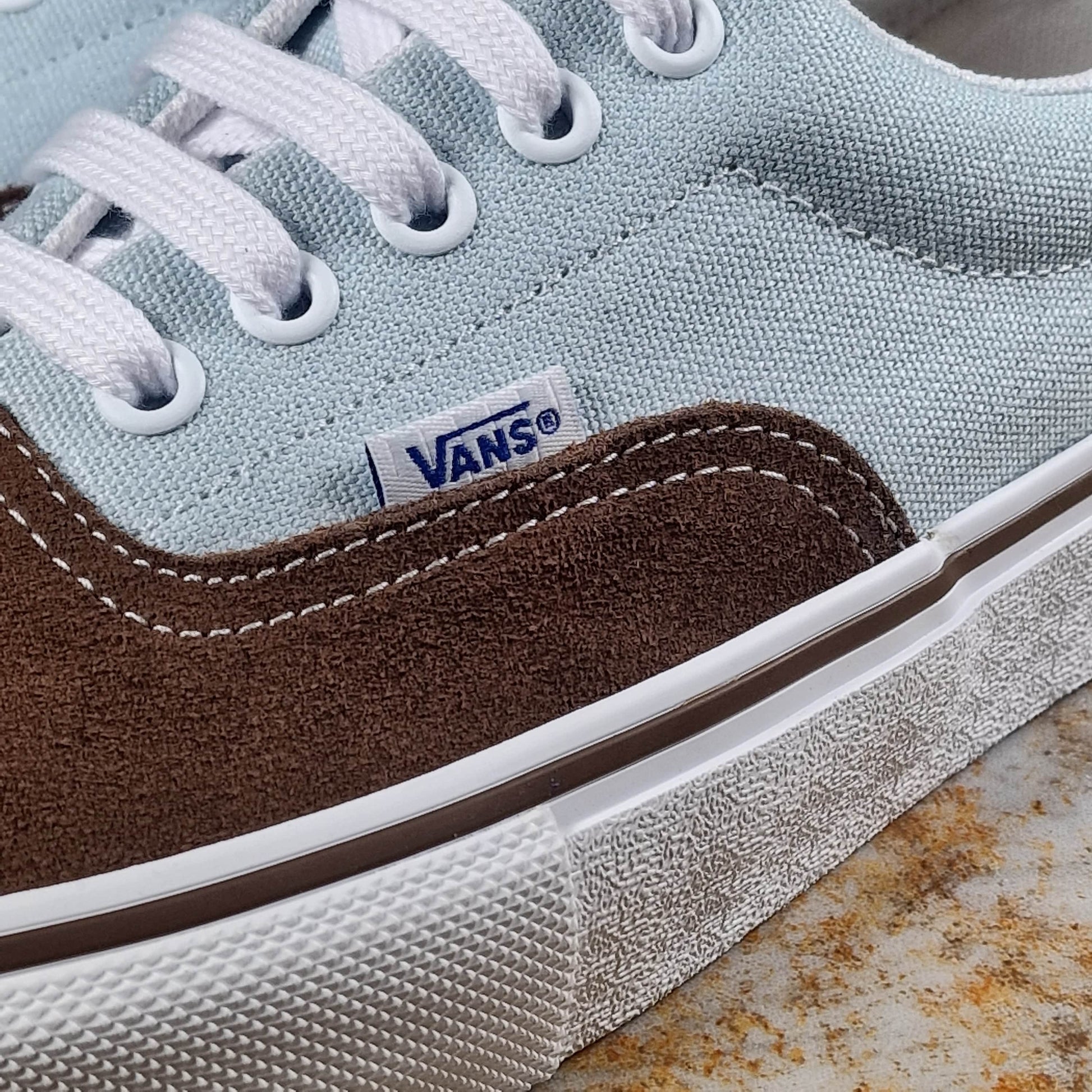 Vans Clothing & Shoes Vans Skate Era Shoes Brown / Blue SE Racing Colourway