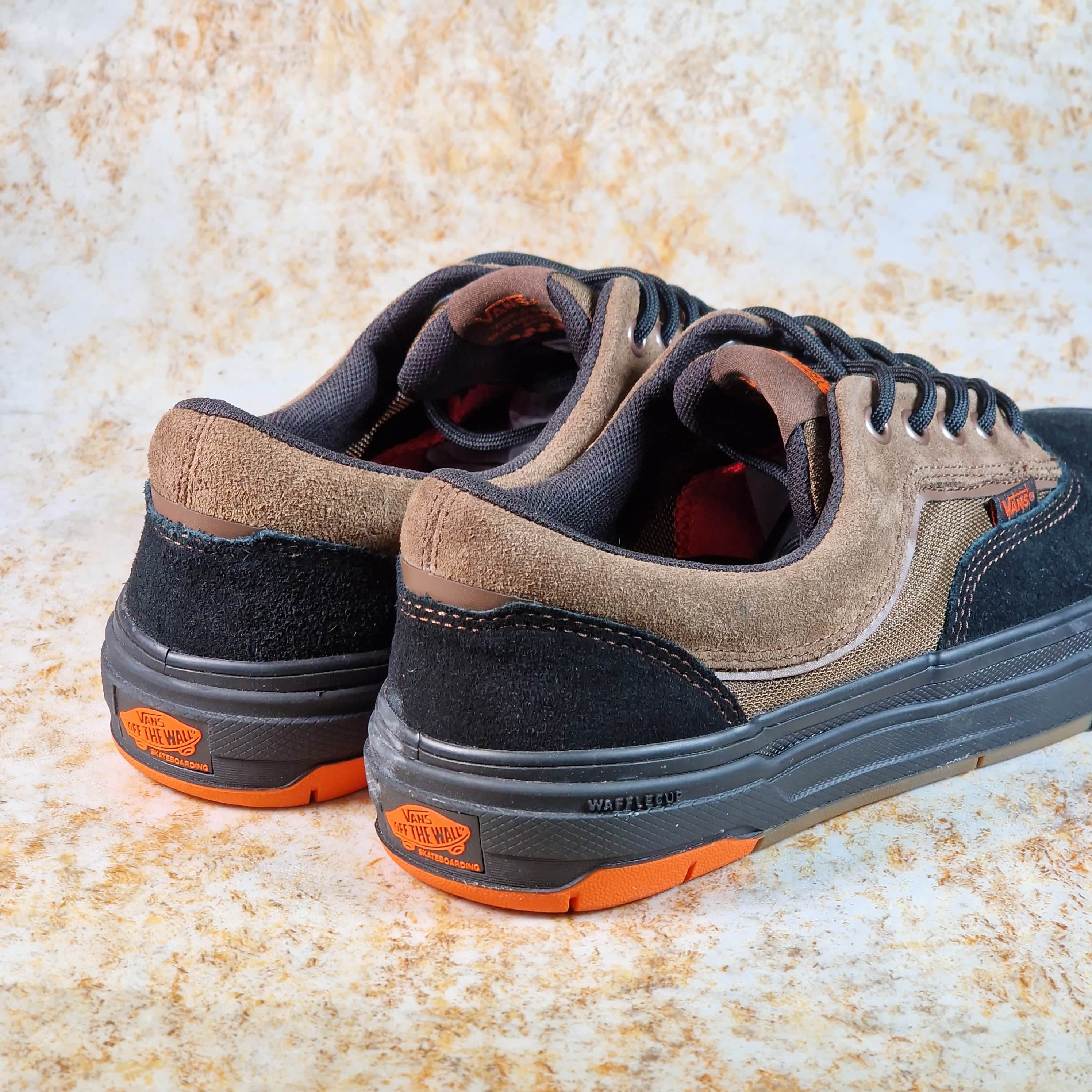 Vans Skate Era Wafflecup Shoes Black / Brown | Alans BMX