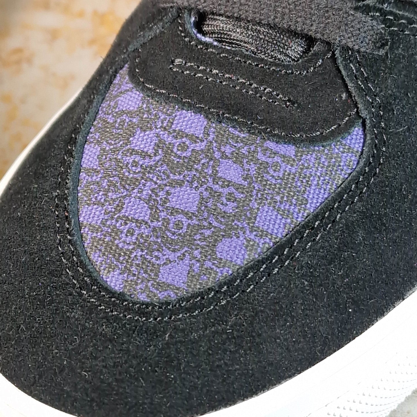 Vans Clothing & Shoes Vans Skate Half Cab Shoes Acid Airbrush / Violet Purple