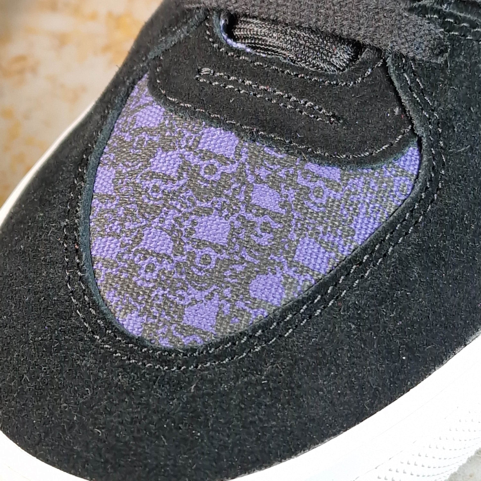 Vans Clothing & Shoes Vans Skate Half Cab Shoes Acid Airbrush / Violet Purple