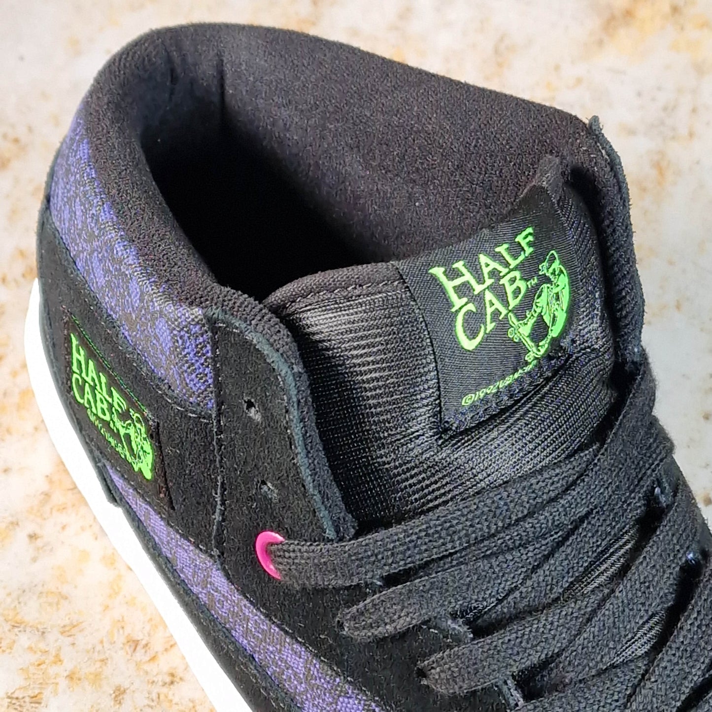 Vans Clothing & Shoes Vans Skate Half Cab Shoes Acid Airbrush / Violet Purple