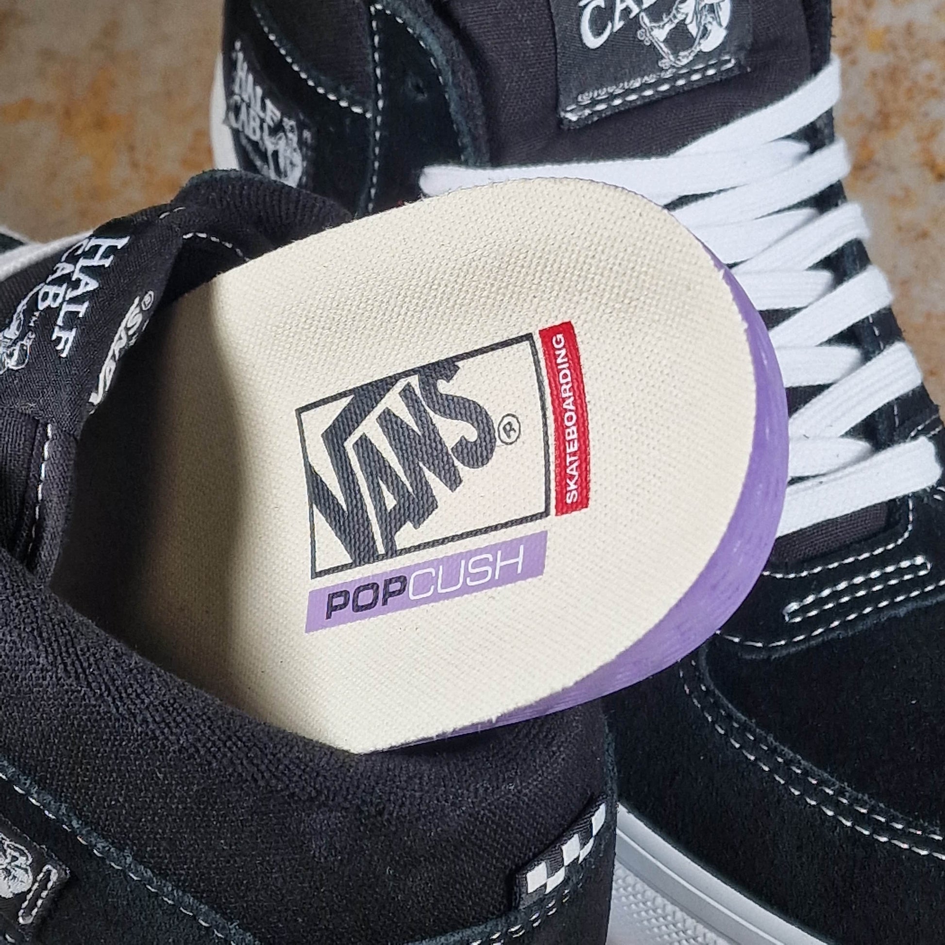 Vans Clothing & Shoes Vans Skate Half Cab Shoes Black / White