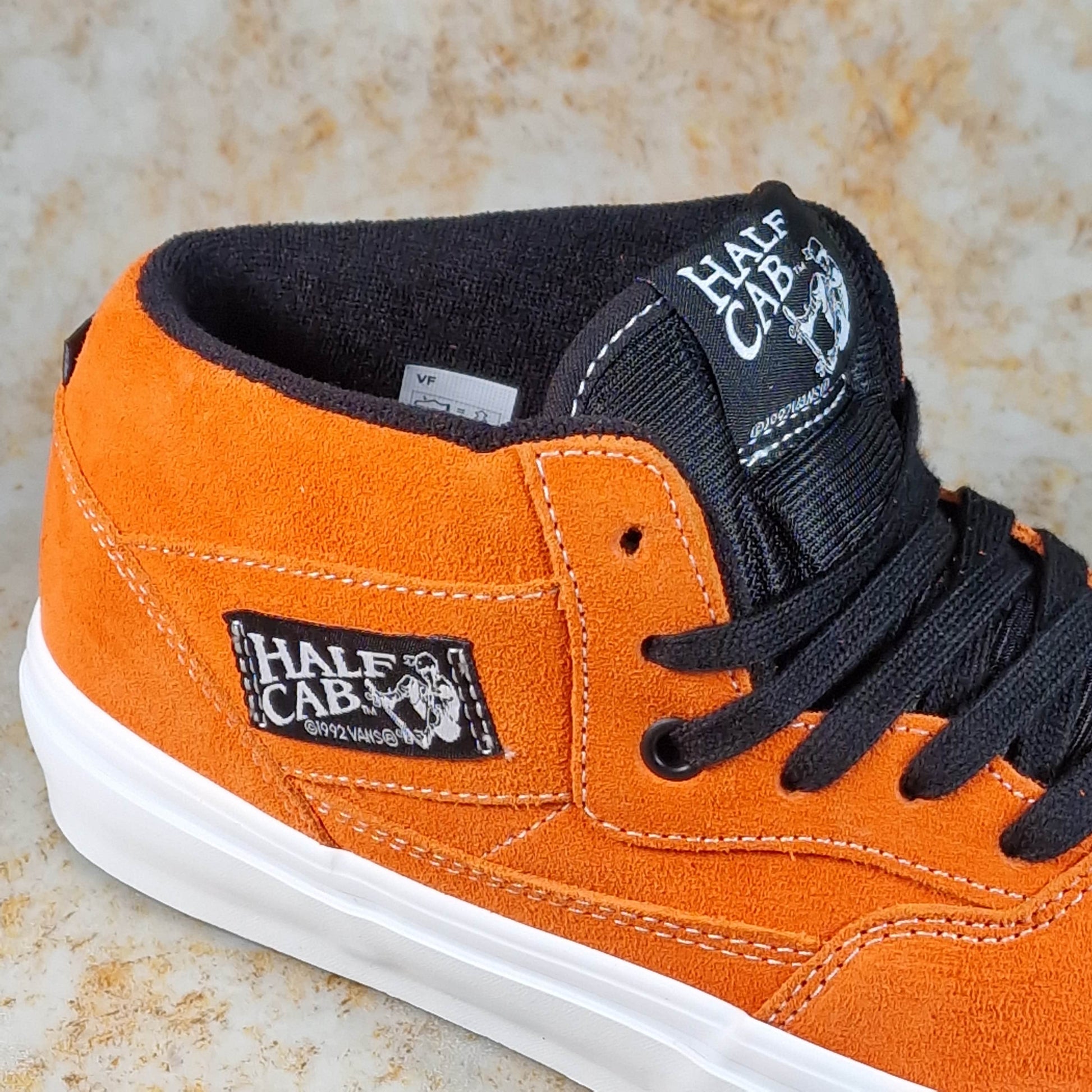 Vans Clothing & Shoes Vans Skate Half Cab Shoes Flame Orange / White