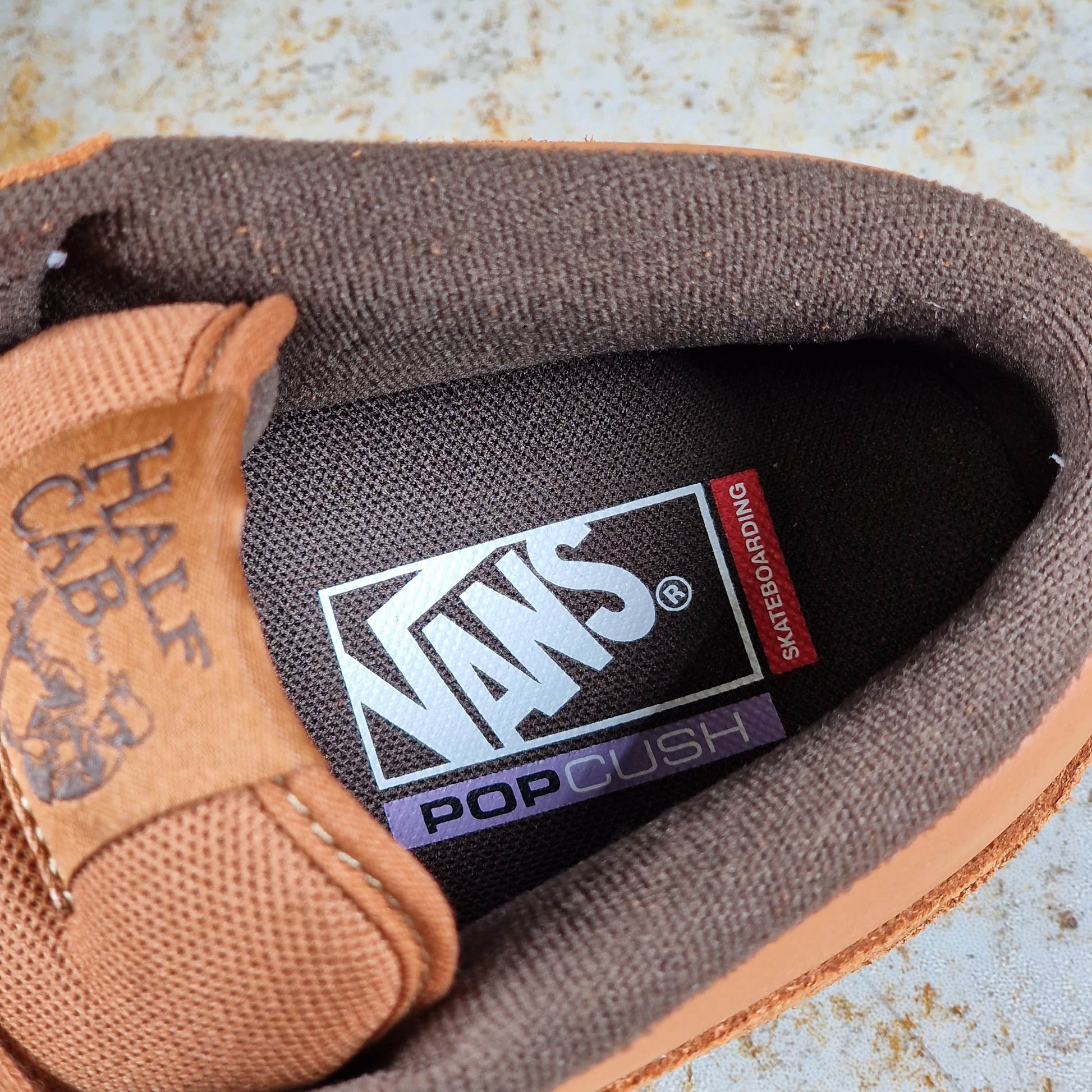 Vans Clothing & Shoes Vans Skate Half Cab Shoes Golden Brown / Gum