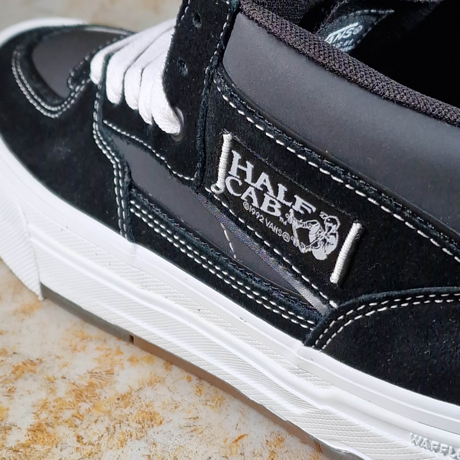 Vans Clothing & Shoes Vans Skate Half Cab Wafflecup Shoes Black / White