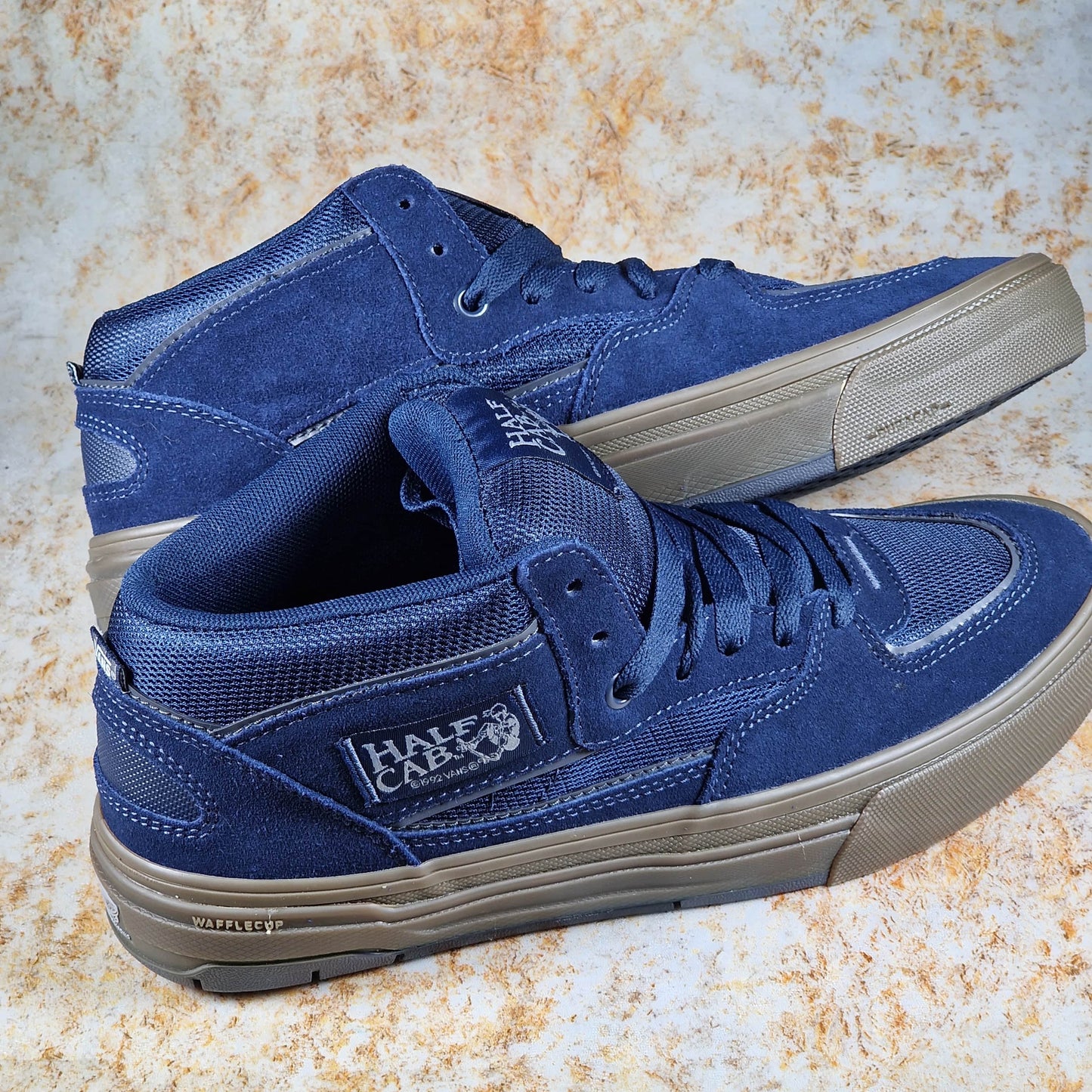 Vans Clothing & Shoes Vans Skate Half Cab Wafflecup Shoes Navy / Dark Gum