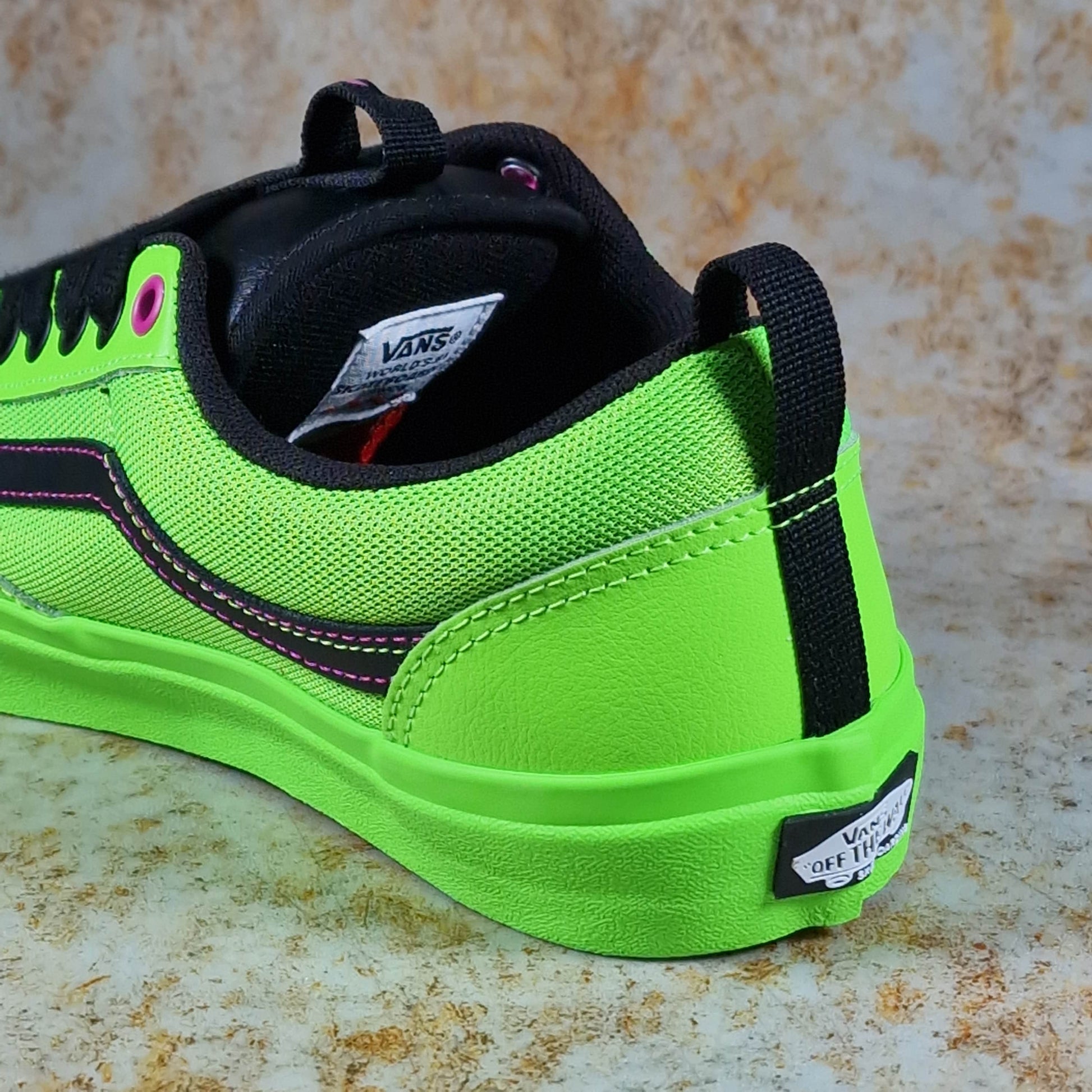 Vans Clothing & Shoes Vans Skate Old Skool 36 + Shoes Acid Airbrush Black / Green Geck