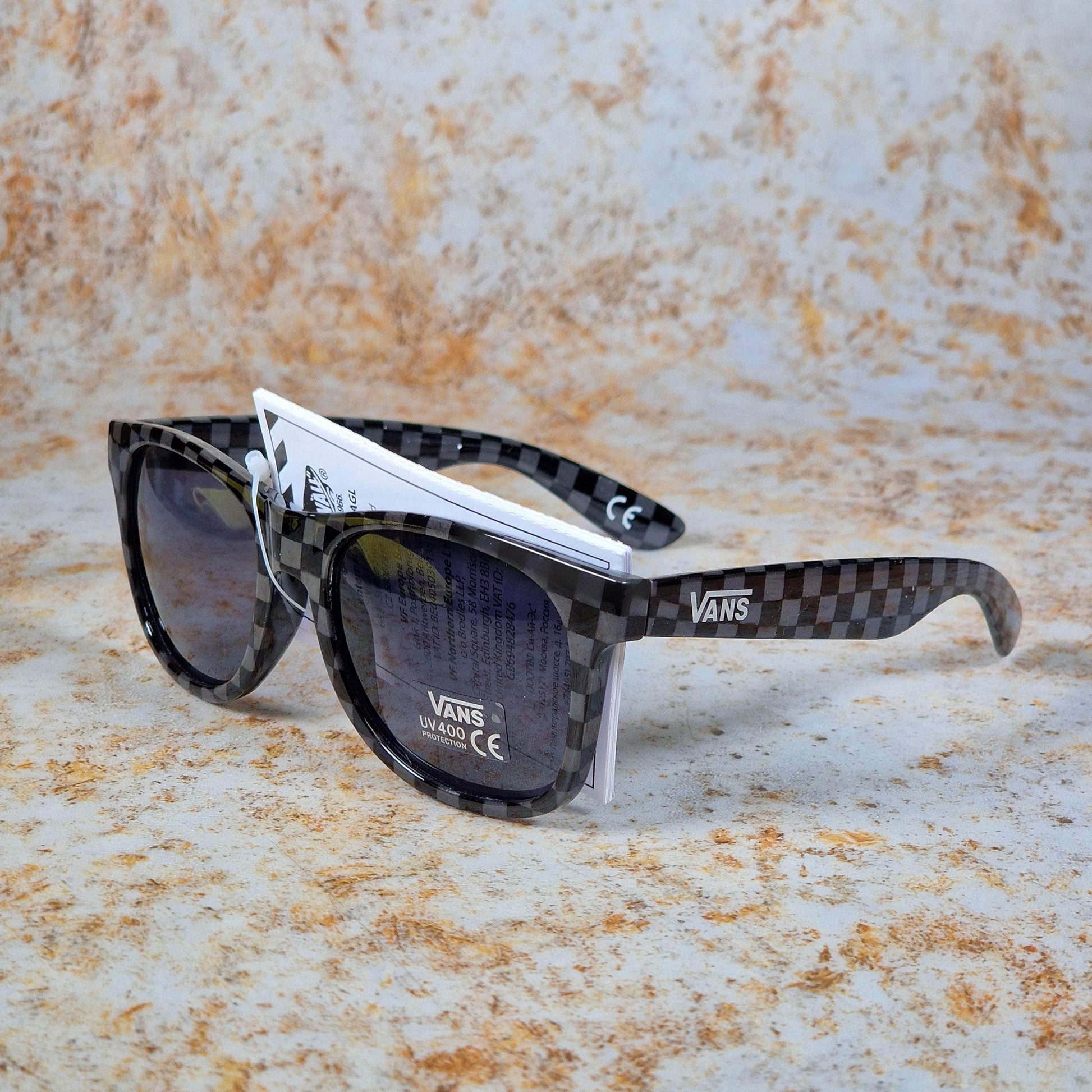 Vans Clothing & Shoes Black/Charcoal Checkboard Vans Spicoli 4 Sunglasses