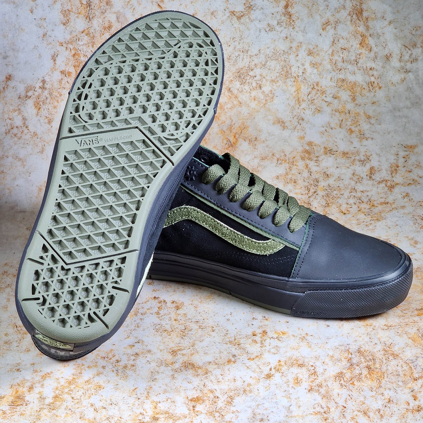 Vans Clothing & Shoes Vans x Willow Skate Old Skool Wafflecup Shoes Green / Black